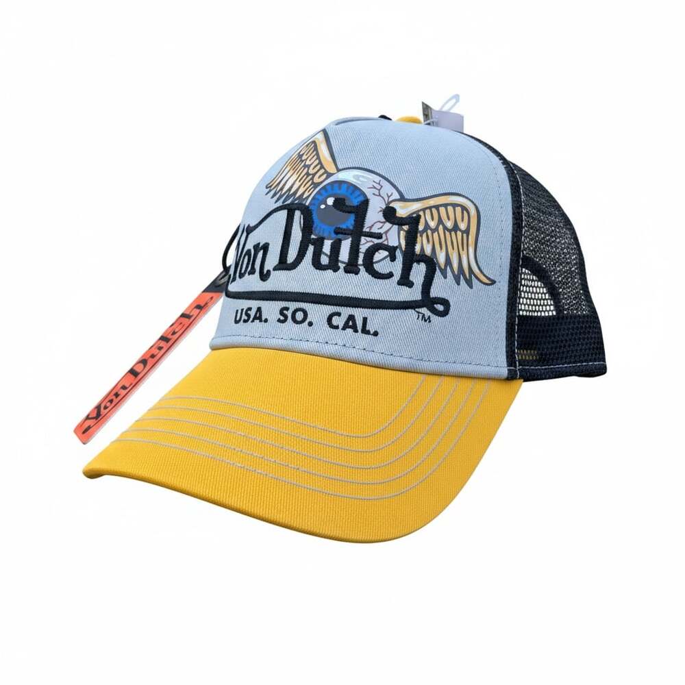 Von Dutch Winged Eyeball Snapback Retro Y2K Streetwear Aesthetic Hat NWT